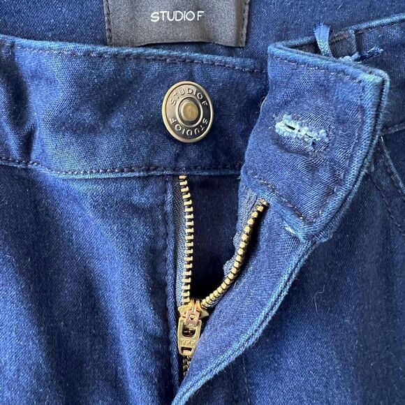 STUDIO F Colombian butt lifting jeans Women Button Skinny Jeans Size 6 and 2 - Picture 6 of 13